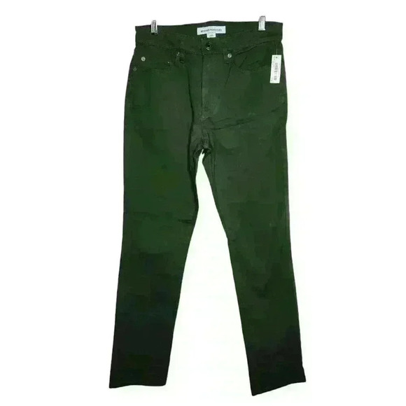 Amazon Essentials Mens Straight Leg Denim jeans Forest Green 28X30 - Picture 1 of 9